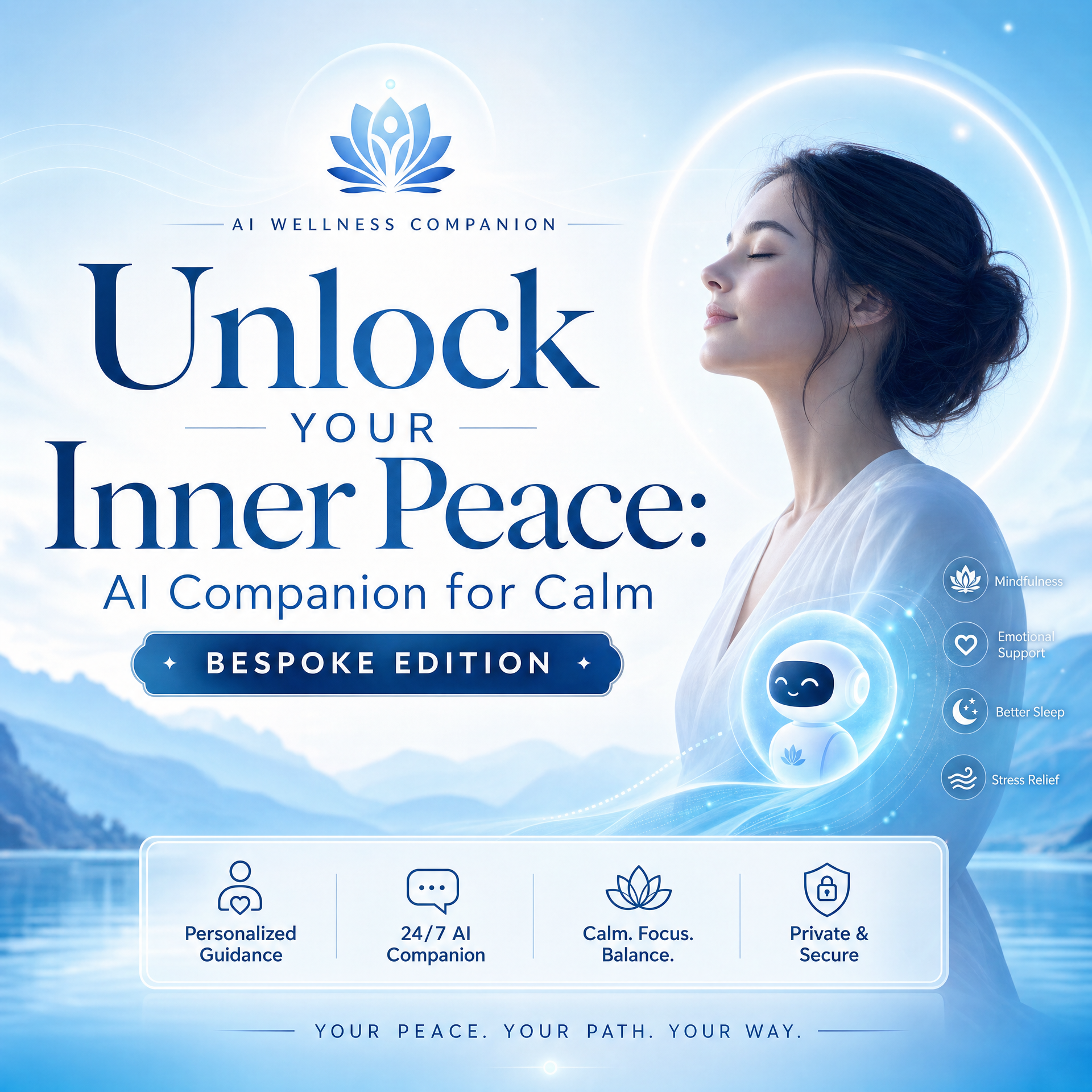 Unlock Your Inner Peace: AI Companion for Calm (Bespoke Edition)